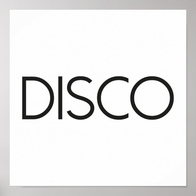 Poster DISCO Dancing (Devant)