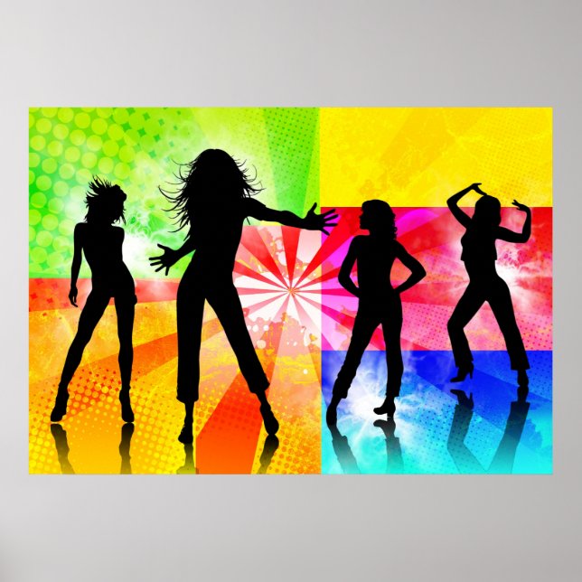Poster Disco Girls (Devant)