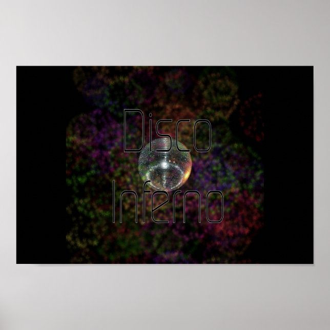 Poster Disco Inferno (Devant)