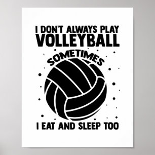 Poster Discours de volley-ball   Cadeaux d'équipe de joue