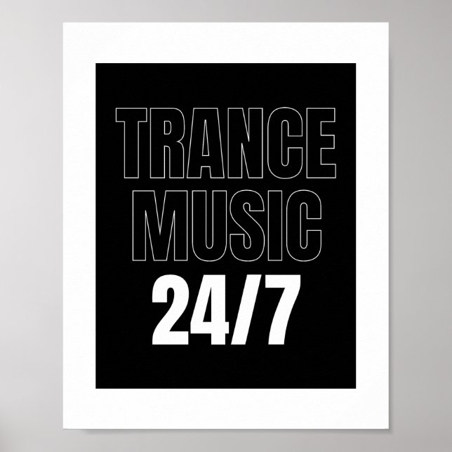 Poster Diseño techno trance EDM para fans del beat. (Devant)