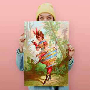 Poster Dish Darlings Poterie Queen Art Imprimer