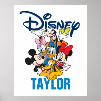 Poster Disney | Mickey & Friends - Vacances en famille