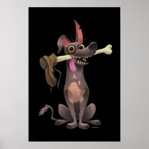 Poster Disney Pixar Coco Dante Funny Bone with Shoe