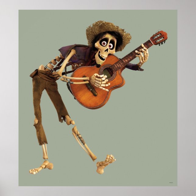 Poster Disney Pixar Coco | Hector | Jouer de la guitare (Devant)