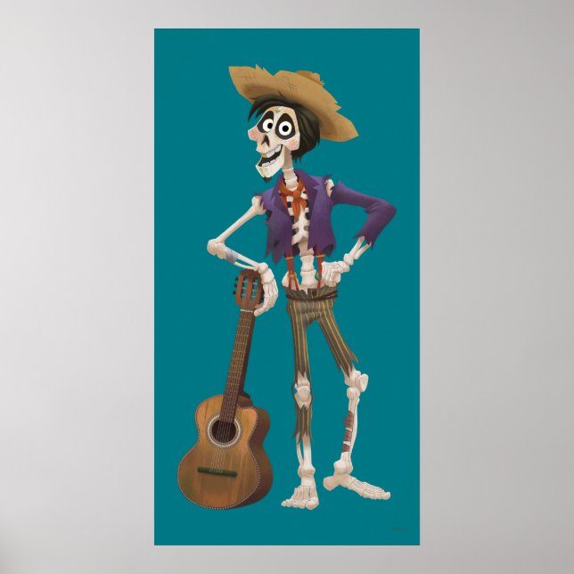 Poster Disney Pixar Coco | Hector | Se tenir avec la guit (Devant)