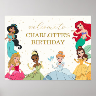Poster Disney Princess Gold Sparkday