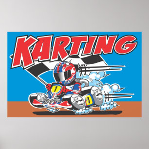Poster Disparaissent l'affiche de Karting
