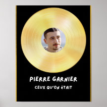 Poster Disque d'Or Pierre Garnier