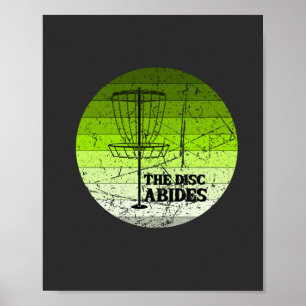 Poster Disque Golf Vintage