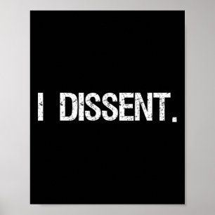 Poster Dissidence Anti-Trump Scotus Libéral