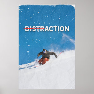 Poster Distraction (Action). Motivationnel