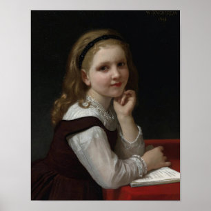 Poster Distraction par William-Adolphe Bouguereau