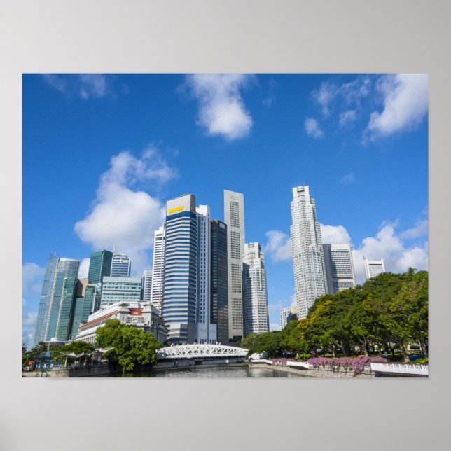 Poster District financier de Singapour (Devant)