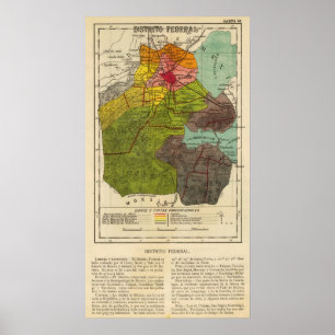 Poster Distrito fédéral, Mexique 2