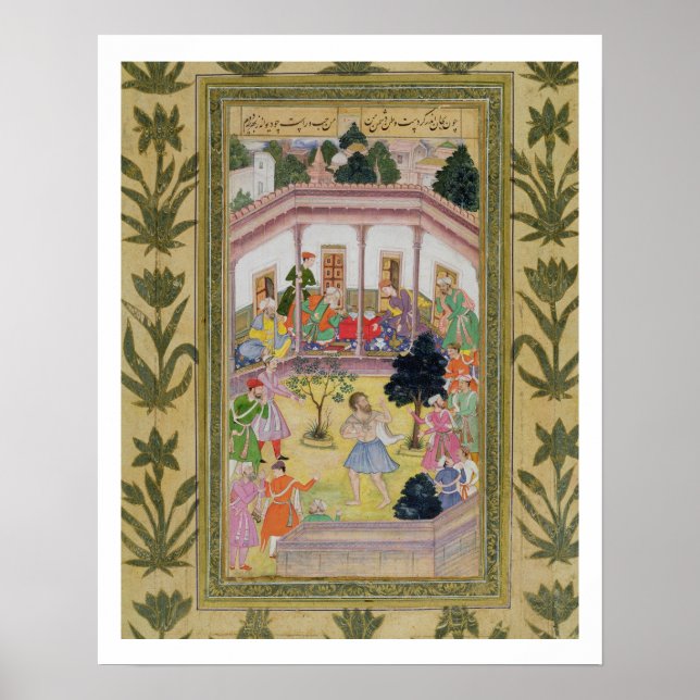 Poster Disturbance by a madman at a social gathering, fro (Devant)