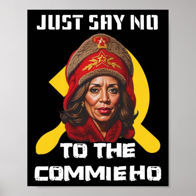 Poster Dites Non À La Commune Ho Kamala Harris (Devant)