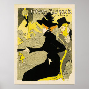 Poster DIVAN JAPONAIS 1894 Henri Toulouse Lautrec França