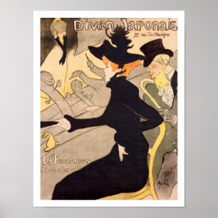 Poster Divan Japonais par Toulouse-Lautrec