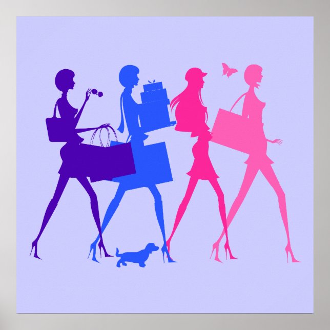 Poster Divas shopping (Devant)