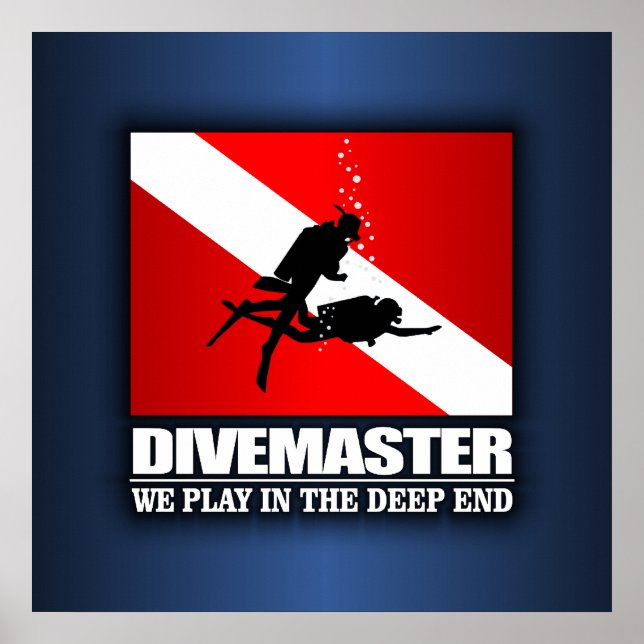 Poster Divemaster (extrémité profonde) (Devant)
