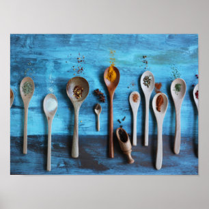 Poster diverses épices