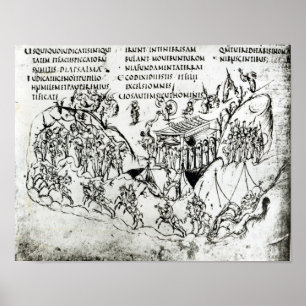 Poster Diverses scènes illustrant un psaume 2