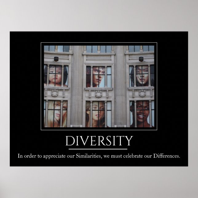 Poster Diversité et inclusion Révision de l'affiche II (Devant)