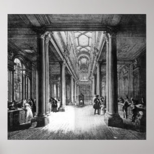 Poster Dividend Office, Banque d'Angleterre