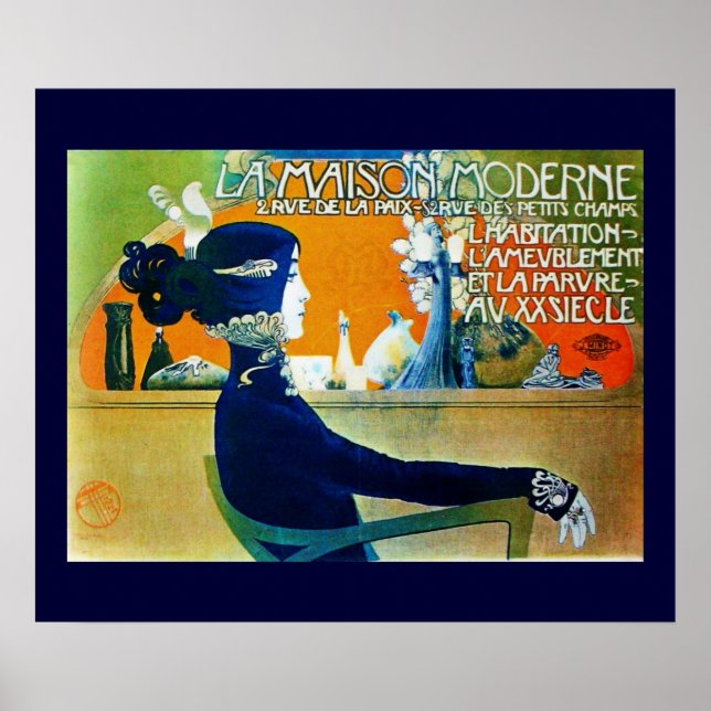POSTER DIVINE EN BLEU (Devant)