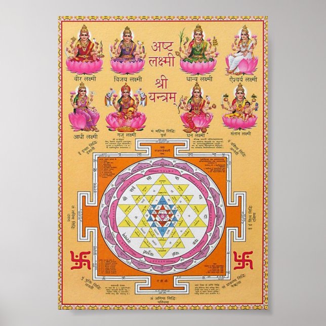 Poster diwali pooja (Devant)