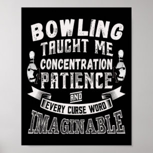 Poster Dix Épingles M'A Appris Chaque Mot Maléfique Homme