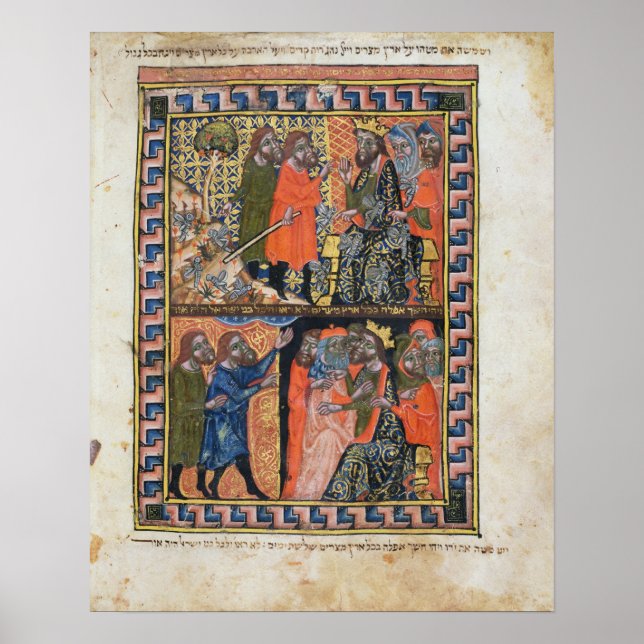 Poster Dix fléaux de l'Egypte TtoB; la peste de (Devant)