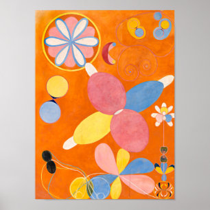 Poster Dix plus grandes, no 4, Jeunesse   Hilma af Klint 