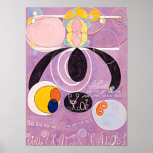 Poster Dix Plus Grandes, No 6, Adultes   Hilma af Klint  