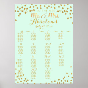 Poster DIYcolor/Faux Gold Confetti/Alpha Siège