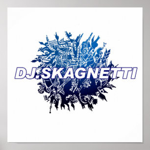 Poster DJ Skagnetti Blueworld