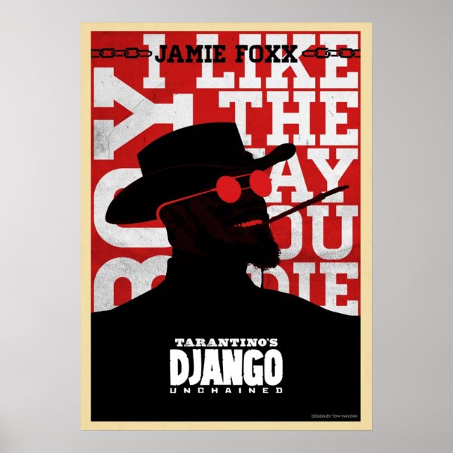 Poster Django Unchained (Devant)