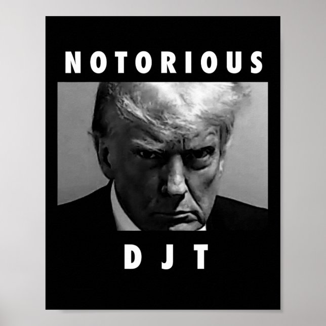 Poster Djt Donald Trump Mug Shot Républicain 2024 Maga (Devant)
