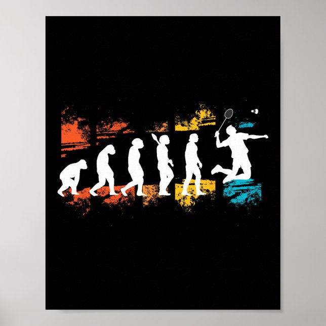 Poster Dminton Player Evolution Shuttle Dminton Racket (Devant)