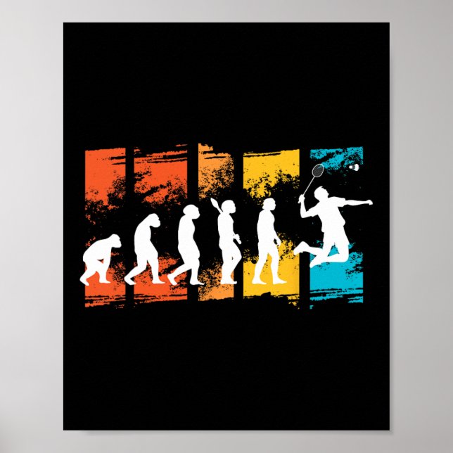 Poster Dminton Player Evolution Shuttle Dminton Racket 1 (Devant)