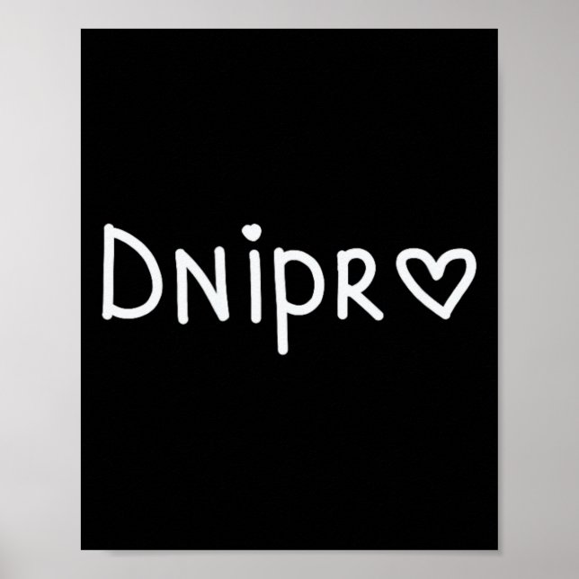 Poster Dnipro Ukraine  (Devant)