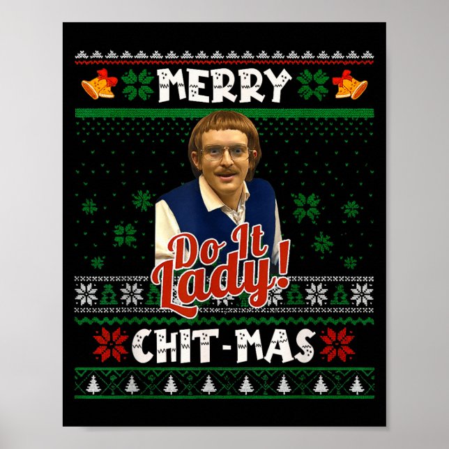 Poster Do It Funny Chit-mas Christmas Meme  (Devant)