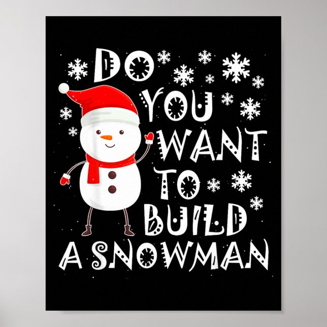 Poster Do You Want To Build A Snowman Sweet Snowman Chris (Devant)