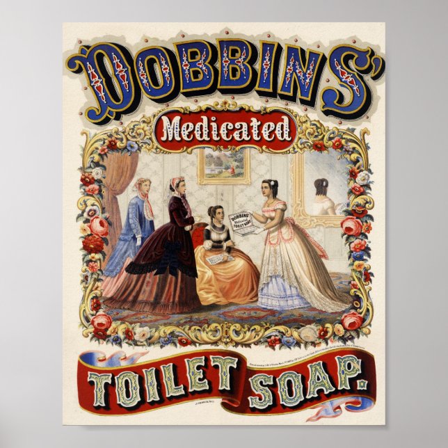 Poster Dobbins Médicaments Toilettes Soap Publicité (Devant)