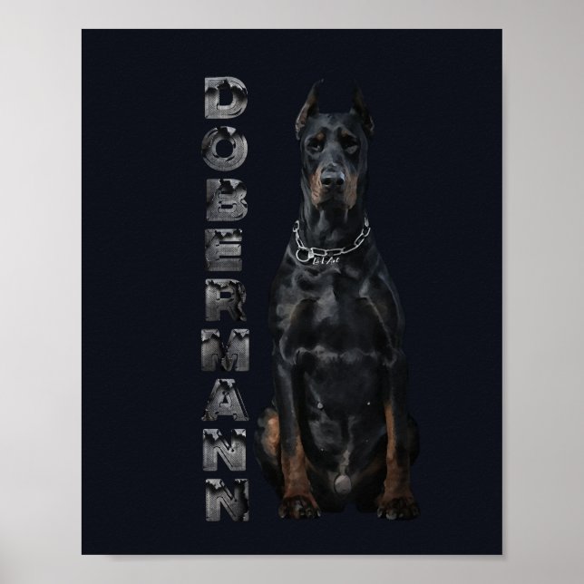 Poster Doberman Pinscher (Devant)