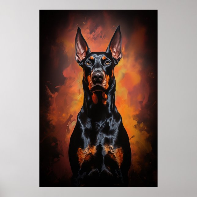 Poster Dobermann (Devant)