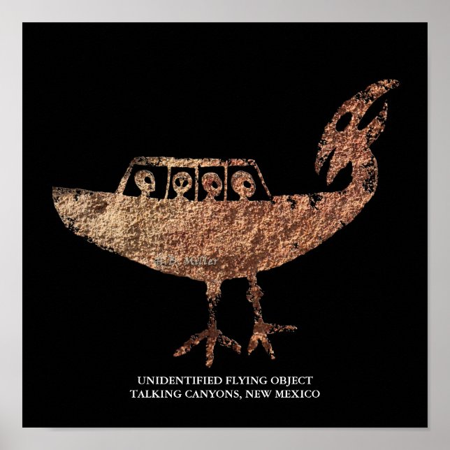 POSTER D'OBJET DE VOL NON IDENTIFIÉ (Devant)