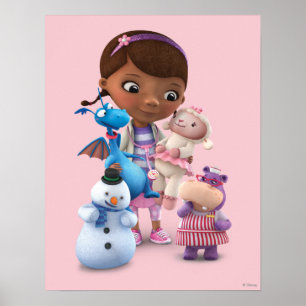 Poster Doc McStuffins et ses amis animaux