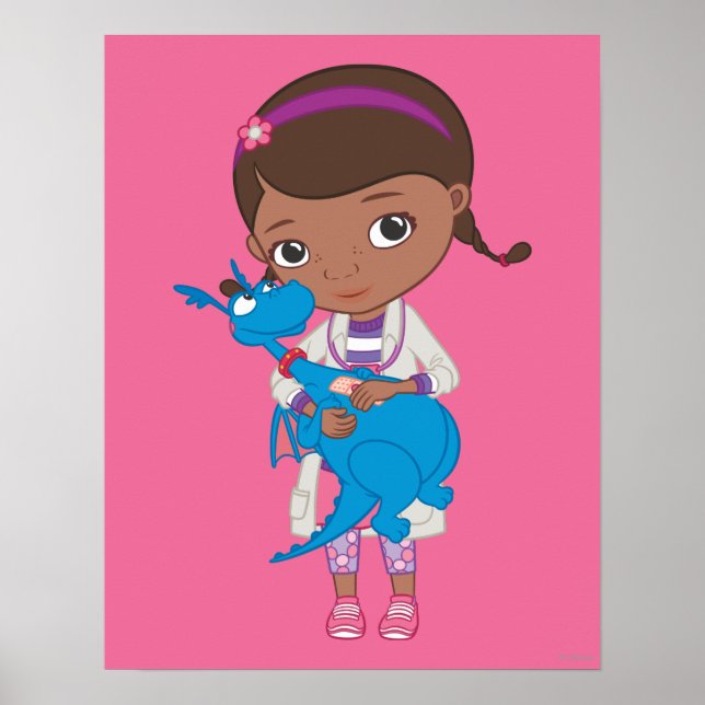 Poster Doc McStuffins tenant du Stuffy (Devant)